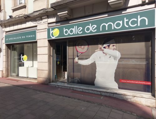Toile tendue pour Balle de match – Metz