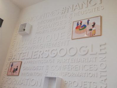 Décoration murale intérieure pour Google à Nancy