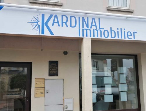 Kardinal Immobilier – Enseigne panneau – Faulquemont